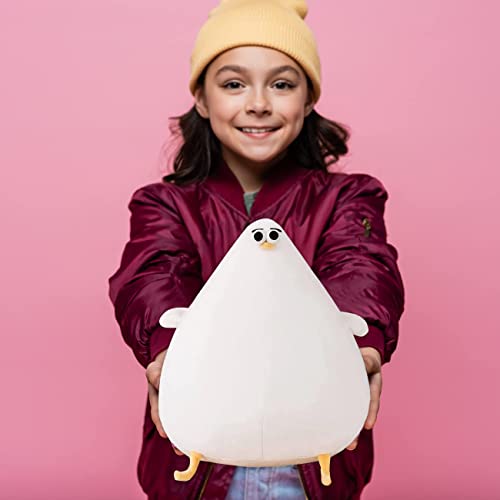 TBATQUIL Chubby Plush Seagull Pillow Cute Fat Chicken Plush Toys, Funny Plush Stuffed Animal Cartoon Plush Toys Kids Boys Girls Festival Gifts (15.74inches) from TBATQUIL