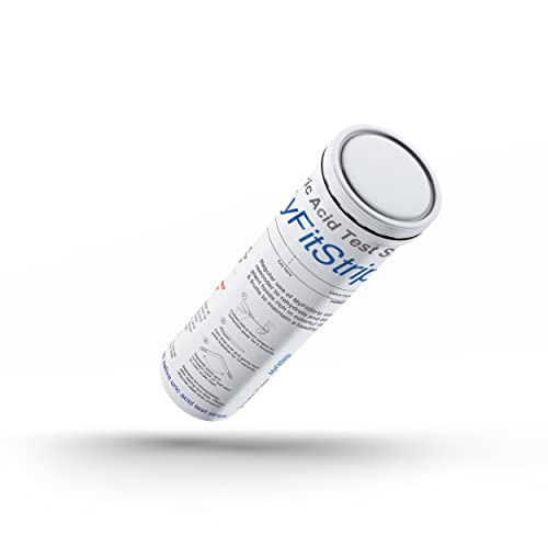 Uric Acid Test Strips - Track What Foods and Dietary Supplements Elevate and Lower inflammatory Uric Acid. Check with MyFitStrip, Packet of 10 Saliva Test Strips from Berkeley Fit/MyFitStrip