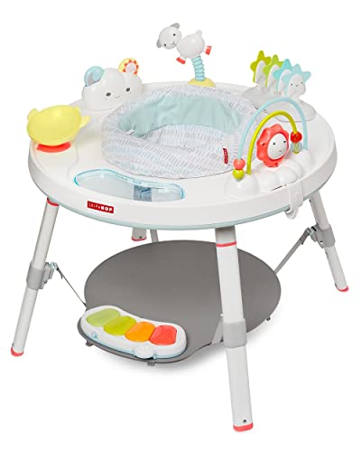 Skip Hop Baby Activity Center: Interactive Play Center with 3-Stage Grow-with-Me Functionality, 4mo+, Silver Lining Cloud by Skip Hop
