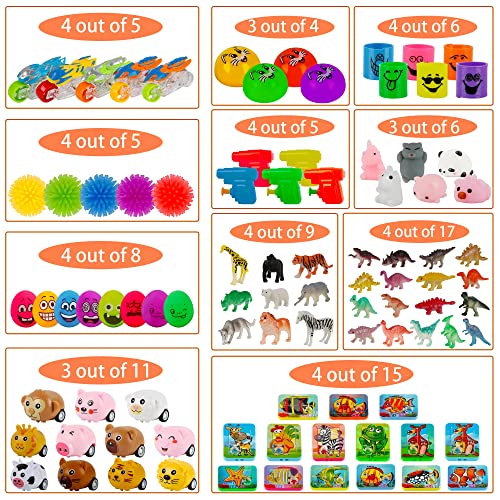 Lulu Home 80 Packs Easter Eggs with Novelty Toys, Surprise Eggs with Toys Inside for Easter Egg Hunt, Easter Basket Filler Stuffers, Kids Game Set Birthday Gifts, Party Favors, NOT Prefill from Lulu Home Inc