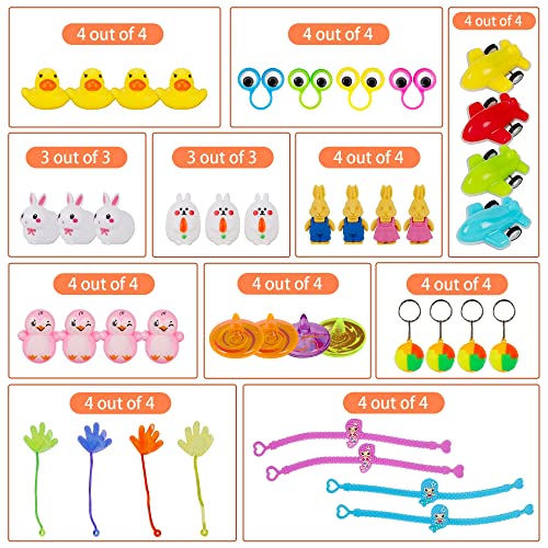 Lulu Home 80 Packs Easter Eggs with Novelty Toys, Surprise Eggs with Toys Inside for Easter Egg Hunt, Easter Basket Filler Stuffers, Kids Game Set Birthday Gifts, Party Favors, NOT Prefill from Lulu Home Inc