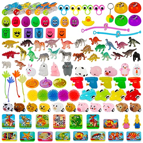 Lulu Home 80 Packs Easter Eggs with Novelty Toys, Surprise Eggs with Toys Inside for Easter Egg Hunt, Easter Basket Filler Stuffers, Kids Game Set Birthday Gifts, Party Favors, NOT Prefill from Lulu Home Inc