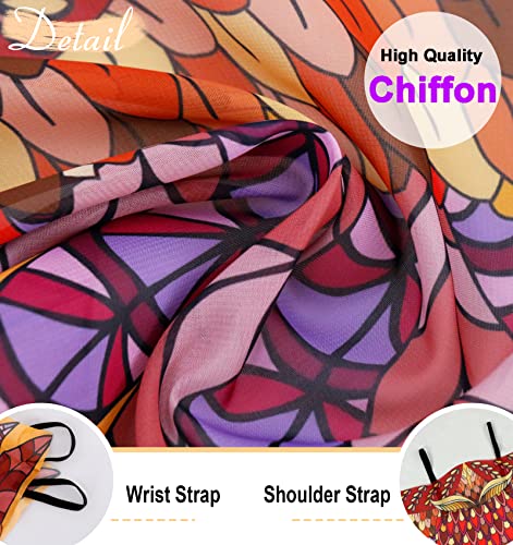 Bird Owl Costume Wings for Kids and Headband, Feathered Eagle Parrot Dress-up Cape for Boys Girls Birthday Party Favors (Brown) from 