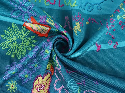 HenzWorld Girls Mirabel Dress Costume Princess Cosplay Dress Birthday Party Print Skirt Sets with Bag Toddler Summer Flower Magic Skirt 5-6 Years by 