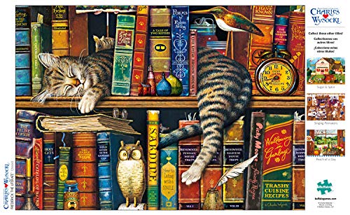 Buffalo Games - Charles Wysocki - Frederick the Literate - 300 LARGE Piece Jigsaw Puzzle by Buffalo Games