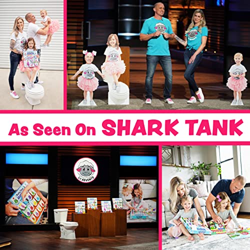 LIL ADVENTS Potty Time Adventures Potty Training Game - 14 Wood Block Toys, Chart, Activity Board, Stickers and Reward Badge for Toilet Training - Unicorn Friends by LIL ADVENTS, LLC