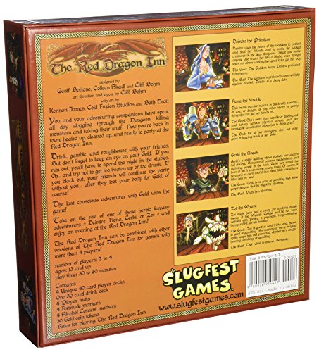 Slugfest Games The Red Dragon Inn Strategy Boxed Board Game Ages 13 & Up (SFG004) by Flat River Group
