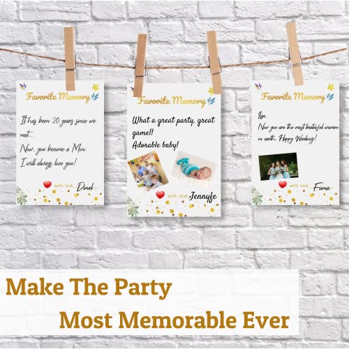 50 Baby Shower Game Cards - 2 in 1 Baby Shower Games Gender Neutral for Girls, Boy, Men, Women, Gender Reveal Party, Baby Shower Games Funny Party from Rosmavi