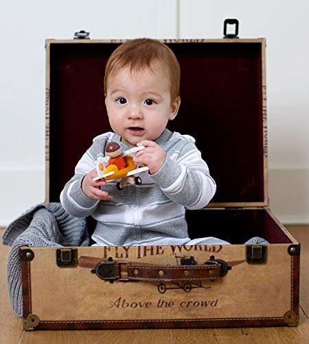 Burt's Bees Baby baby girls Play Pjs, 100% Organic Cotton One-piece Romper Jumpsuit Zip Front Pajamas and Toddler Sleepers, Heather Grey Stripes, 9 Months US from Burt's Bees Baby