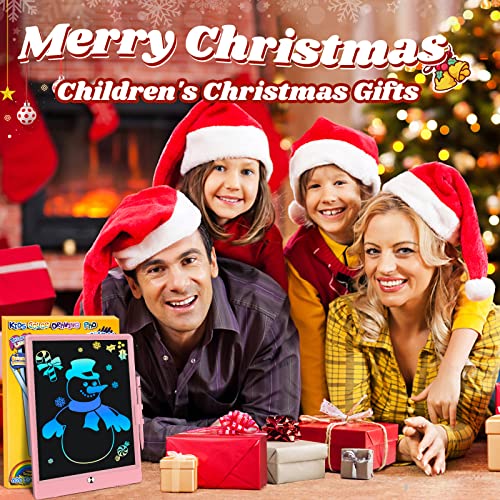 LCD Writing Tablet,10 Inch Drawing Tablet Kids Tablets Doodle Board Electronic Digital Drawing Board for Adults and Kids Ages 3+ (Pink) by mloong