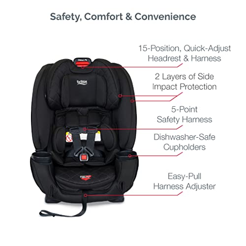 Britax One4Life ClickTight All-in-One Car Seat, Black Diamond by Britax USA