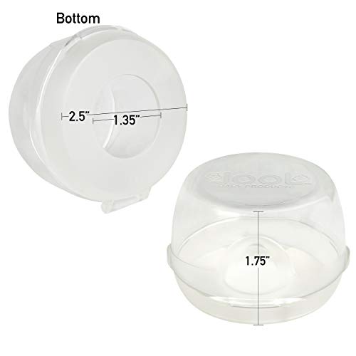 Clear Stove Knob Covers (5 Pack) Child Safety Guards, Large Universal Design - Baby Proof by Jool Baby from Jool Baby Products