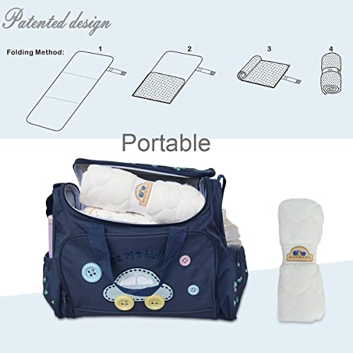 BlueSnail Bamboo Quilted Thicker Waterproof Changing Pad Liners, 3 Count (Snow White) from BlueSnail