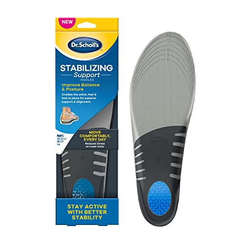 Dr. Scholl's Stabilizing Support Insole with Motion Control, Improves Posture, Arch Support and Balance (Men's 8-14) from Scholl's Wellness Company