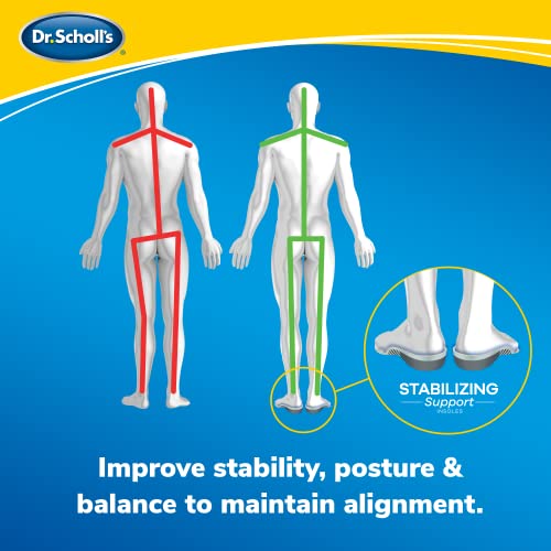 Dr. Scholl's Stabilizing Support Insole with Motion Control, Improves Posture, Arch Support and Balance (Men's 8-14) from Scholl's Wellness Company