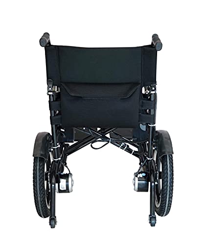 Culver All Terrain Heavy Duty Powerful Dual Motor Foldable Electric Wheelchair Motorized Power Wheelchairs Silla de Ruedas Electrica para Adultos. Supports up to 300 lbs - Weight 99 lbs (Blue) by SHENZHEN CHITADO TECHNOLOGY CO LTD