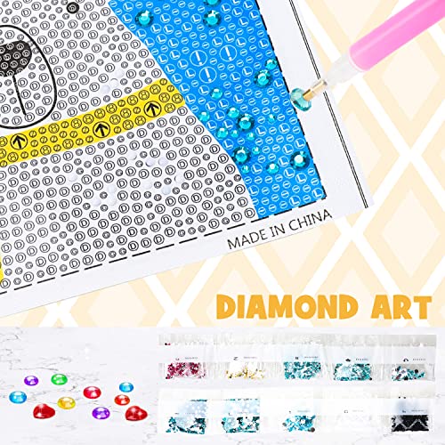 TOY Life 5D Diamond Painting Kits for Kids with Wooden Frame - Diamond Arts and Crafts for Kids Ages 6-8-10-12 Gem Art Painting Kit - Polar Bear Diamond Dots Painting Kits for Kids Art Project from TOY Life