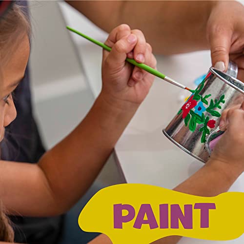 Hapinest Grow and Paint Watering Can 2 Pack Flower Garden Craft Kit Gifts for Kids Boys and Girls Ages 6 7 8 9 10 11 12 Years and Up from IG Trading LLC