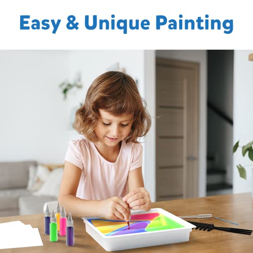 Skillmatics Marbling Magic Paint Kit for Kids | Art & Craft Activity, Gifts, Water Marbling Kit for Ages 6-12 from Grasper Global Inc Private