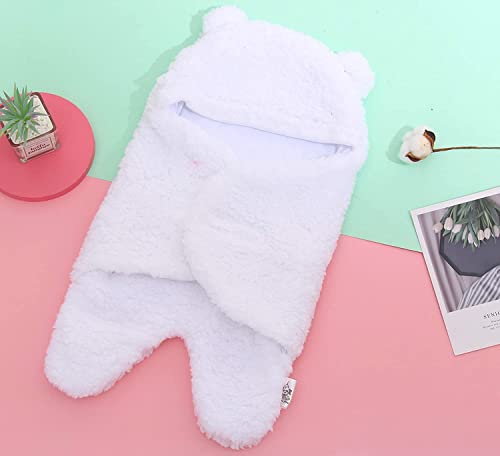 Spotted Play 2 Pack Sherpa Baby Swaddle Blanket - Brown and White from Spotted Play