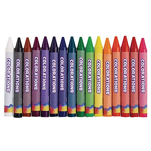 ColorationsÂ® Large Crayon Classpack, School Supplies, 16 Colors, 25 of each, Set of 400, Large size easier to hold & draw, Crayons glide easily, Non Toxic Crayons, Kids Crayons, School Supplies from Discount School Supply - Excelligence
