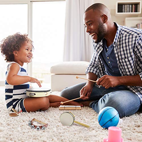 Stoieâs International Wooden Music Set, Percussion Kids Musical Instruments, Montessori Unique Play Toddler Musical Instruments for Kids Ages 3, 5, 9, 12- Baby Musical Toys, Baby Musical Instruments by Nanchang Wanhua Industry Co.,Ltd
