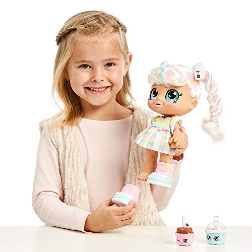 Kindi Kids Snack Time Friends - Pre-School Play Doll, Marsha Mello - for Ages 3+ | Changeable Clothes and Removable Shoes - Fun Snack-Time Play, for Imaginative Kids by Moose Toys LLC