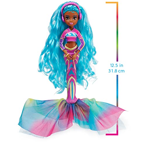 Mermaid High, Oceanna Deluxe Mermaid Doll & Accessories with Removable Tail, Doll Clothes and 4 Fashion Accessories, Kids Toys for Girls Ages 4 and up by Spin Master