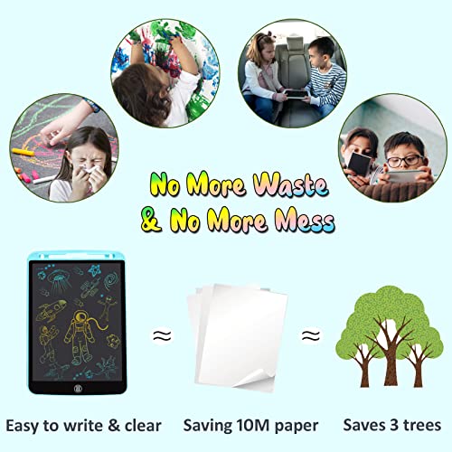 Kids Toys for 3 4 5 6 7 8 Year Old Boys Girls: LCD Writing Tablet 10inch Coloring Toddler Drawing Pad Educational Doodle Board Electronic Drawing Board Travel Learning Toy Kid Birthday Gifts Age 3-5 from SHANTOU DEYIDA SCIENCE AND TECHNOLOGY LTD.