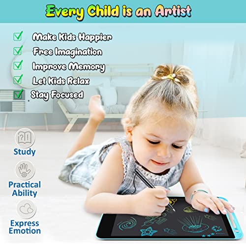 Kids Toys for 3 4 5 6 7 8 Year Old Boys Girls: LCD Writing Tablet 10inch Coloring Toddler Drawing Pad Educational Doodle Board Electronic Drawing Board Travel Learning Toy Kid Birthday Gifts Age 3-5 from SHANTOU DEYIDA SCIENCE AND TECHNOLOGY LTD.
