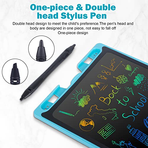 LCD Writing Tablet 2 Pack, 8.8 Inch Doodle Board Colorful Drawing Pad for Kids, Skidwedy Erasable Electronic Painting Pads, Learning Educational Toy Gift for 3+ Years Old Girls Boys Toddlers by Skidwedy