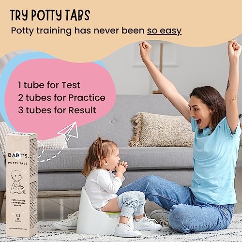 Potty Tabs New 2023 - Easy Effective Way to Potty Train - Visual&Sound Effects - Potty Training Method Boys Girls - Alternative Potty Watch Books Potty Training Chart Sticker Rewards Pants from Bart's