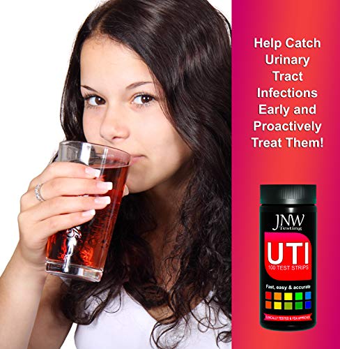 3-in-1 Urinary Tract Infection Test Strips - Home UTI Test Kit with eBook - UTI Home Test Kit with 100 Quick and Accurate UTI Test Strips - 100 Strips by JNW Direct from JNW Direct