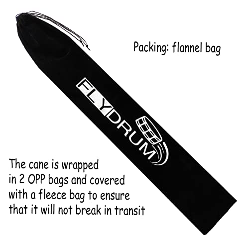 FLYDRUM Wooden Walking Cane for Men and Women, One-Piece Wood Cane, 36 Inch Wood Walking Stick for Men and Women, Ergonomic Wood Cane for Seniors by FLYDRUM