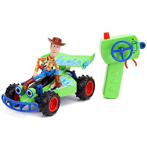 Jada Disney Pixar Toy Story 4 Turbo Buggy W/Woody Radio Control Vehicle, 2.4 Ghz, 1: 24 from Dickie Toys