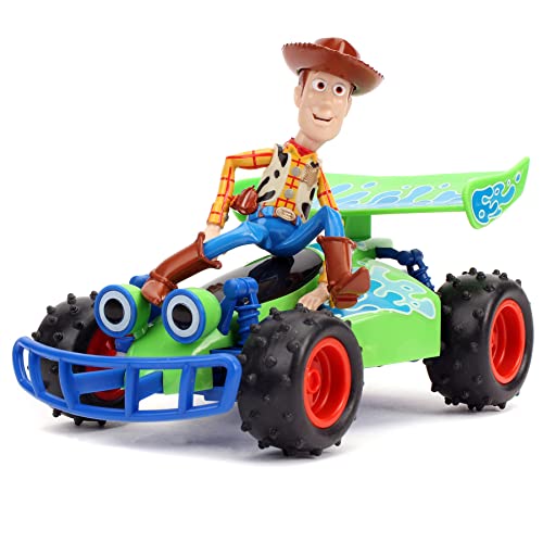 Jada Disney Pixar Toy Story 4 Turbo Buggy W/Woody Radio Control Vehicle, 2.4 Ghz, 1: 24 from Dickie Toys