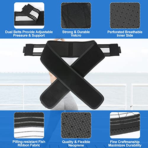 Sacroiliac SI Joint Belt for Women Men - Relief from SI Joint-Related Sciatica Hip Pain Lower Back Pelvic Nerve Pain/Adjustable Pelvis Compression Support Band & Trochanter Stabilization Brace from miniASTRO