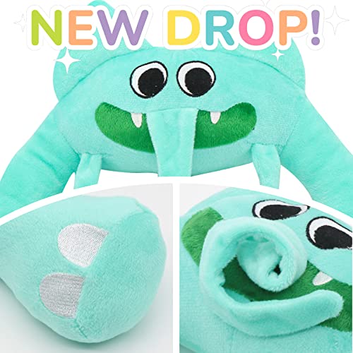Nucucina Garten of Banban Plush Toy Green Elephant for Fans Gift 10'' Garten of Ban Ban Plush Soft Stuffed Figure Doll for Kids and Adults Great Birthday Gift by Nucucina