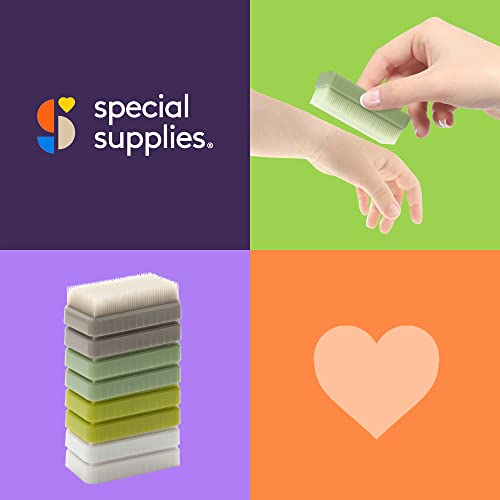 Special Supplies 8-Pack Sensory Brush Therapressure Therapy Brush for Occupational and Sensory Brushing, Stimulating and Calming Tools for Kids and Adults, Soft Flexible Bristles, Latex Free - Camo from Special Supplies