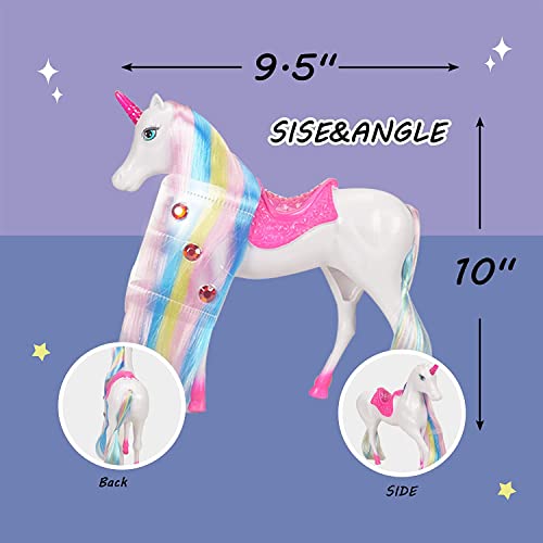 BETTINA Magical Lights Unicom and Princess Doll, Horse Toys Playset, Unicorn Toys Princess Gifts for 3 to 7 Year Olds Girls Kids from BETTINA