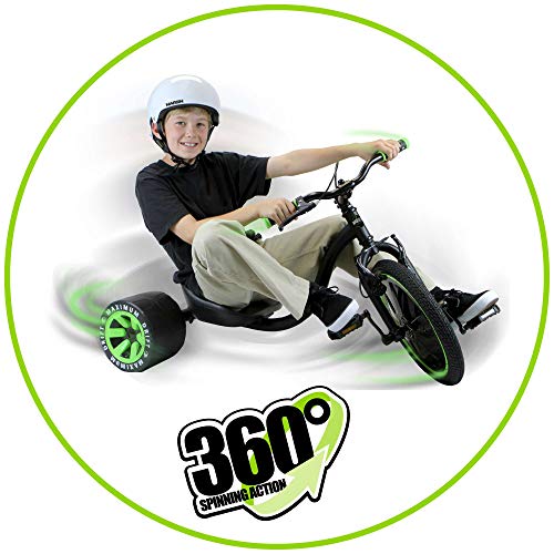 MGP Action Sports Â¨C Drift Trike Â¨C Black Green Â¨C Drifting Trike Â¨C Suits Boys & Girls Ages 5+ - Max Rider Weight 68kg Â¨C 3 Year ManufacturerÂ¡Â¯s Warranty Â¨C Built to Last! Madd Gear Est. 2002 by MSLAN