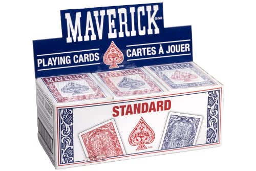 Maverick Playing Cards, Standard Index, (Pack of 12) from Maverick