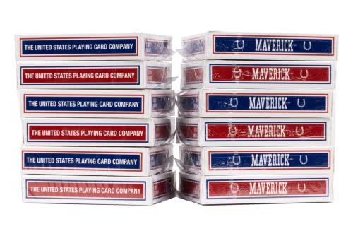 Maverick Playing Cards, Standard Index, (Pack of 12) from Maverick