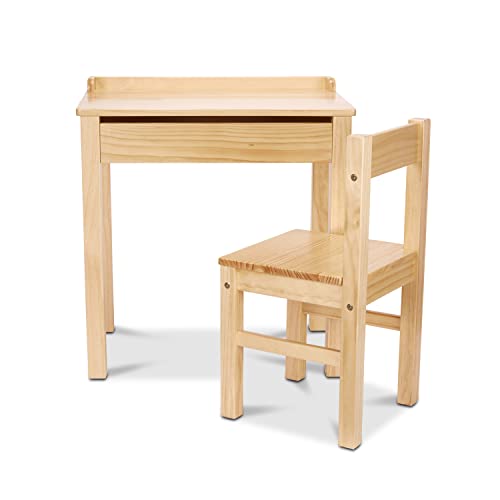 Melissa & Doug Wooden Lift-Top Desk & Chair - Honey by Melissa & Doug