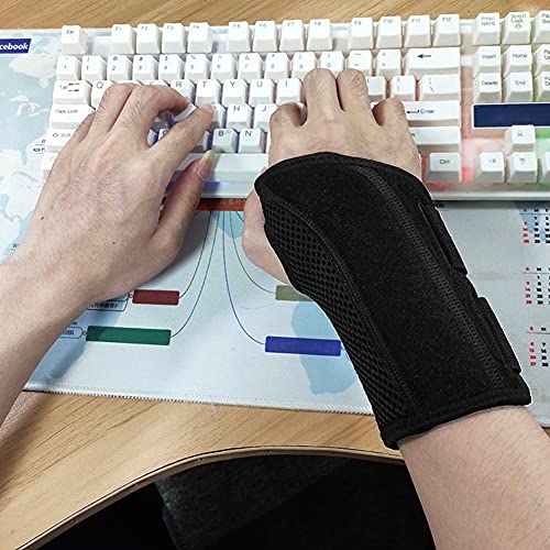 NuCamper Wrist Brace Carpal Tunnel Right Left Hand for Men Women Pain Relief, Night Wrist Sleep Supports Splints Arm Stabilizer with Compression Sleeve Adjustable Straps,for Tendonitis Arthritis from Nucamper