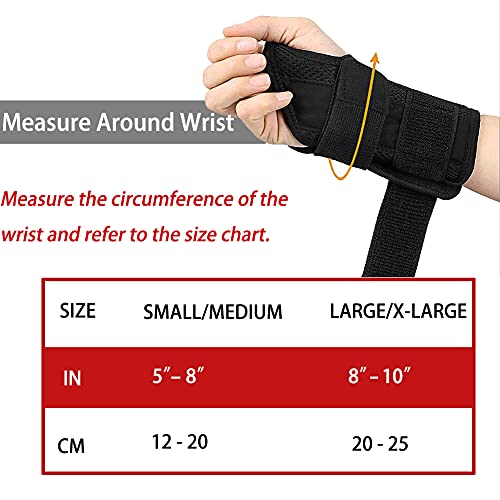 NuCamper Wrist Brace Carpal Tunnel Right Left Hand for Men Women Pain Relief, Night Wrist Sleep Supports Splints Arm Stabilizer with Compression Sleeve Adjustable Straps,for Tendonitis Arthritis from Nucamper