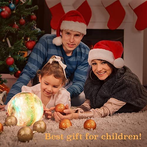 NSL Lighting Moon Lamp Galaxy Lamp 5.9 inch 16 Colors LED 3D Moon Light, Remote & Touch Control Lava Lamp Moon Night Light Gifts for Girls Boys Kids Women Birthday from NSL Lighting