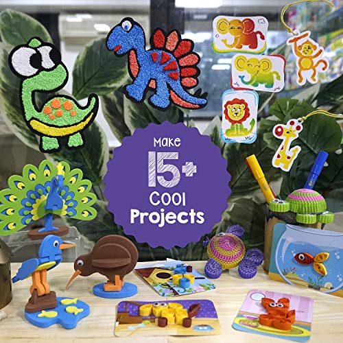 Imagimake 5-in-1 Awesome Craft Kit - Creative Toy & DIY Set for Kids - 5 Years and Above by By the Buy