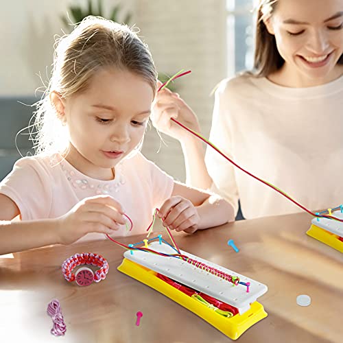 Friendship Bracelet Making Kit for Teen Girls - DIY Arts and Crafts Toys for Kids Age 7 8 9 10 11 12 Years Old, Best Birthday Christmas Gifts and String Bracelet Maker for Travel Activities Supplies by PREPOP