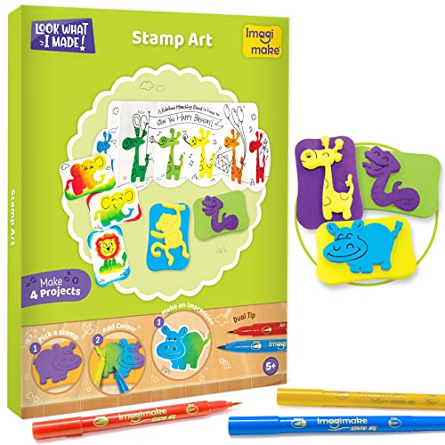 Imagimake 5-in-1 Awesome Craft Kit - Creative Toy & DIY Set for Kids - 5 Years and Above by By the Buy